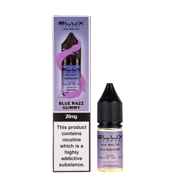 Elux Nic Salts Blue Razz gummy 5PK
