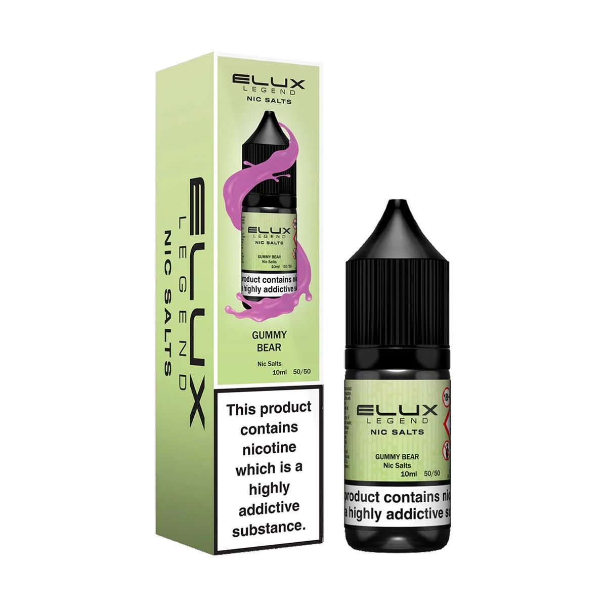 Elux Nic Salts gummy bear 5PK