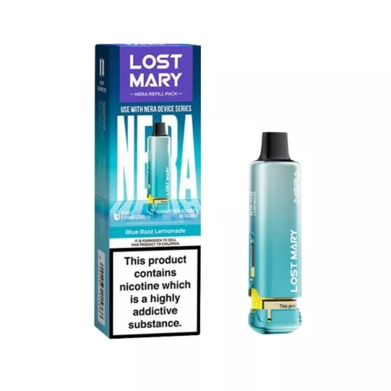 Lost Mary Nera Replacement Pods 15K - Blue razz lemonade