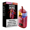 Relx Max-Go 33K Puffs Pre-Filled Pod Kit - Zesty Sweet Edition: Sweet Strawberry & Cherry Ice