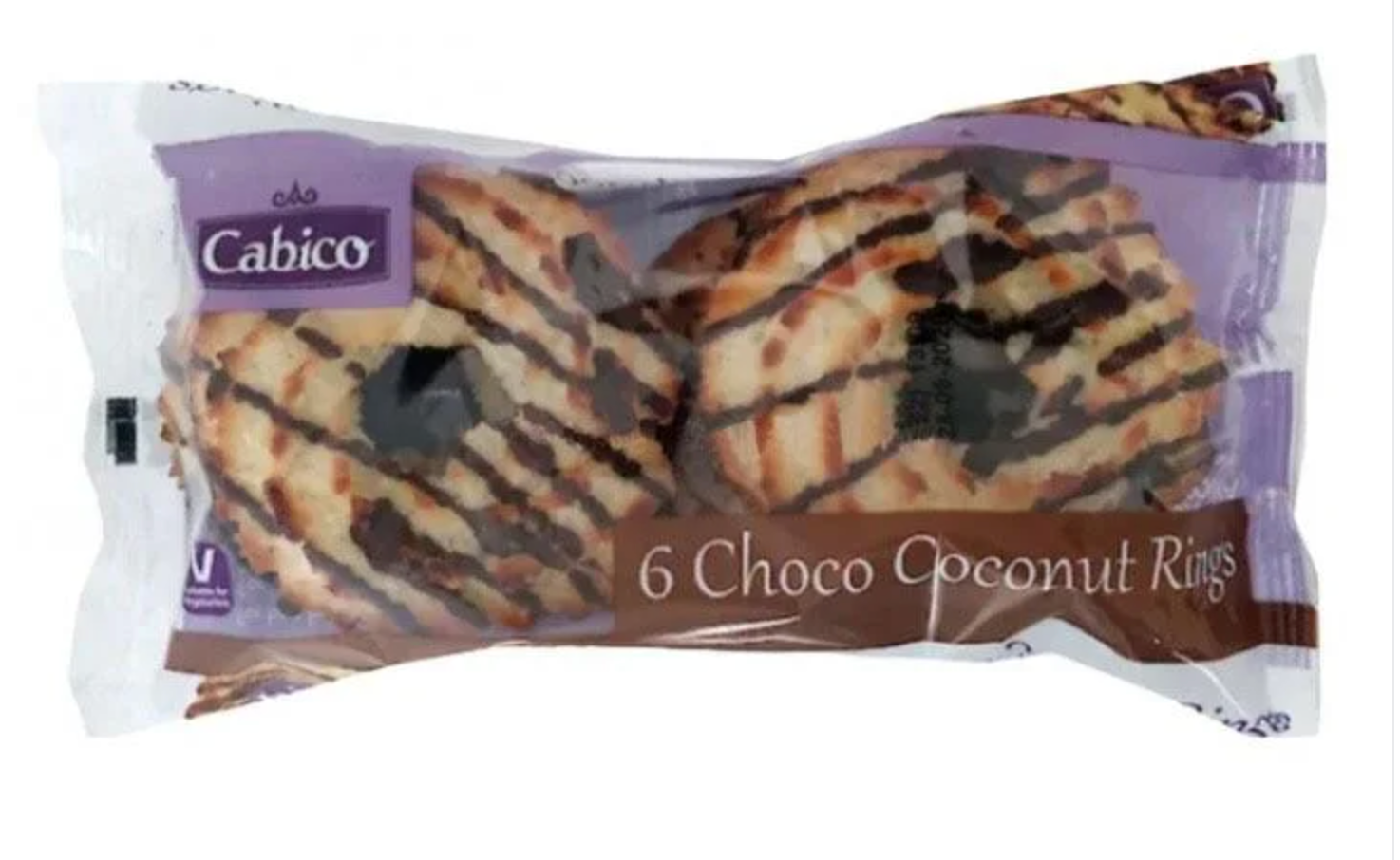 Cabico Choc Coconut Rings 200g