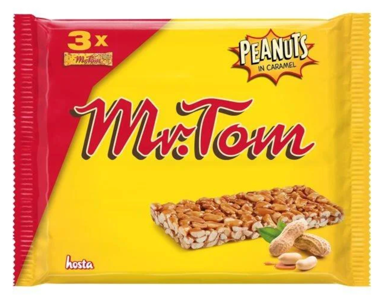 Mr Tom Peanut Bar 3Pk