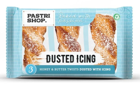Pastri Shop Dusted Icing Pastries