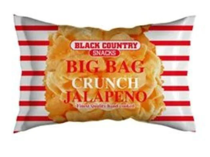 Black Country Big Bag P/Crunch Jalapeno 80g
