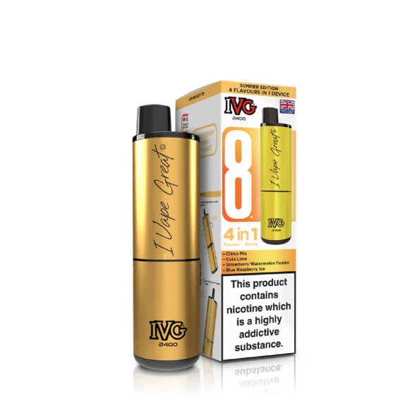 IVG 2400 PUFFS PRE-FILLED POD KIT (PACK OF 5) SUMMER EDITION
