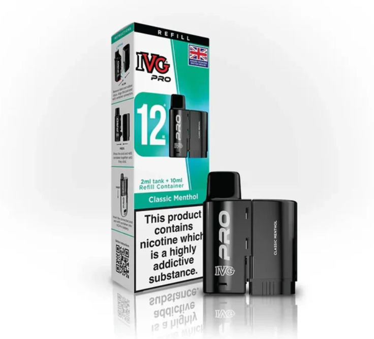 IVG Pro 2ML+10ML REFILL PODS BLUEBERRY MINT