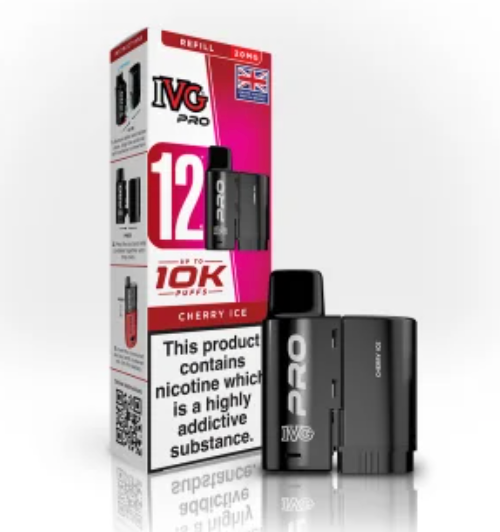 IVG Pro 2ML+10ML REFILL PODS CHERRY ICE