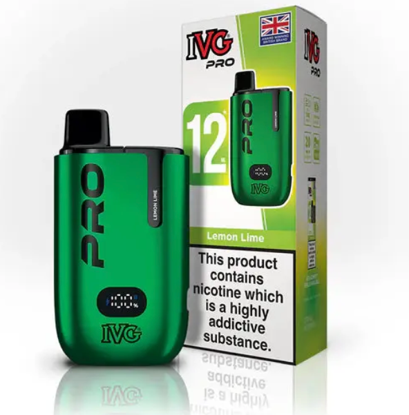 IVG PRO 12 10000 PRE-FILLED POD KIT - PACK OF 5  LEMON LIME