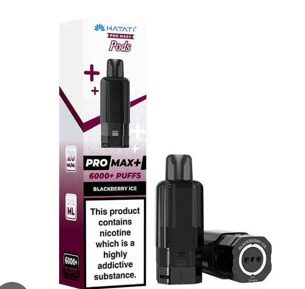 Hayati Pro Max+ Pre-Filled Pod Kit (Pack of 5) - BLACKBERRY ICE