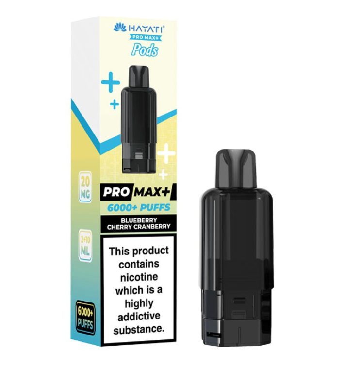 Hayati Pro Max+ Pre-Filled Pod Kit (Pack of 5) - BLUEBERRY CHERRY CRANBERRY