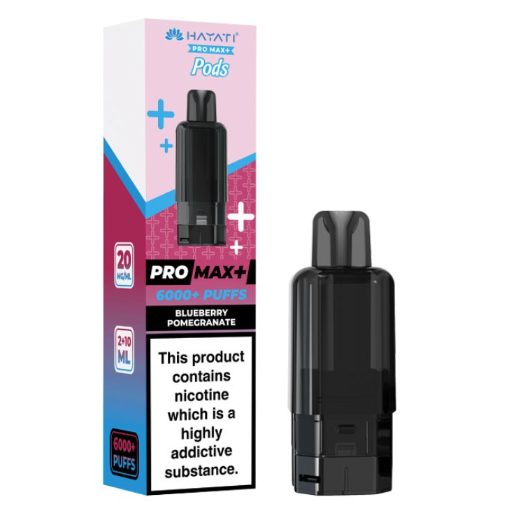 Hayati Pro Max+ Pre-Filled Pod Kit (Pack of 5) - BLUEBERRY POMEGRANATE