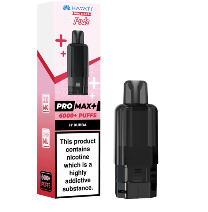 Hayati Pro Max+ Pre-Filled Pod Kit (Pack of 5) - H'BUBBA