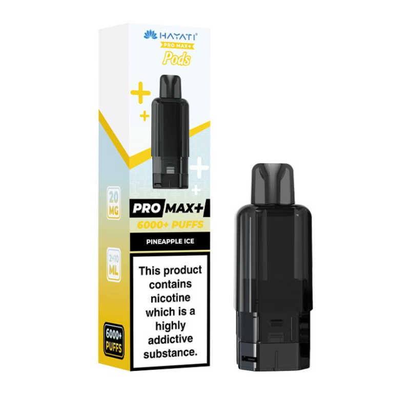 Hayati Pro Max+ Pre-Filled Pod Kit (Pack of 5) - PINEAPPLE ICE