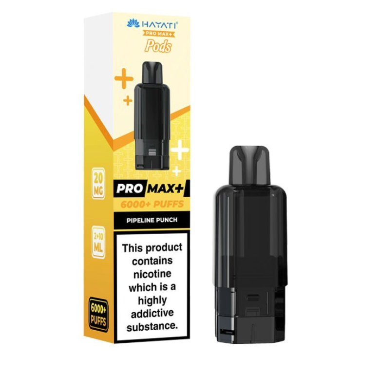 Hayati Pro Max+ Pre-Filled Pod Kit (Pack of 5) - PIPELINE PUNCH