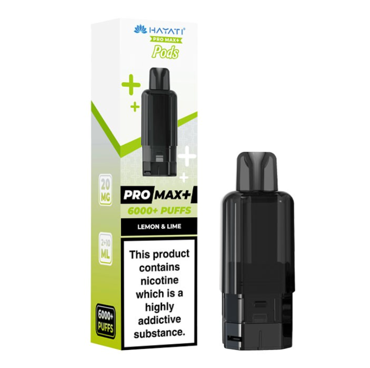 Hayati Pro Max+ Pre-Filled Pod Kit (Pack of 5) - LEMON & LIME