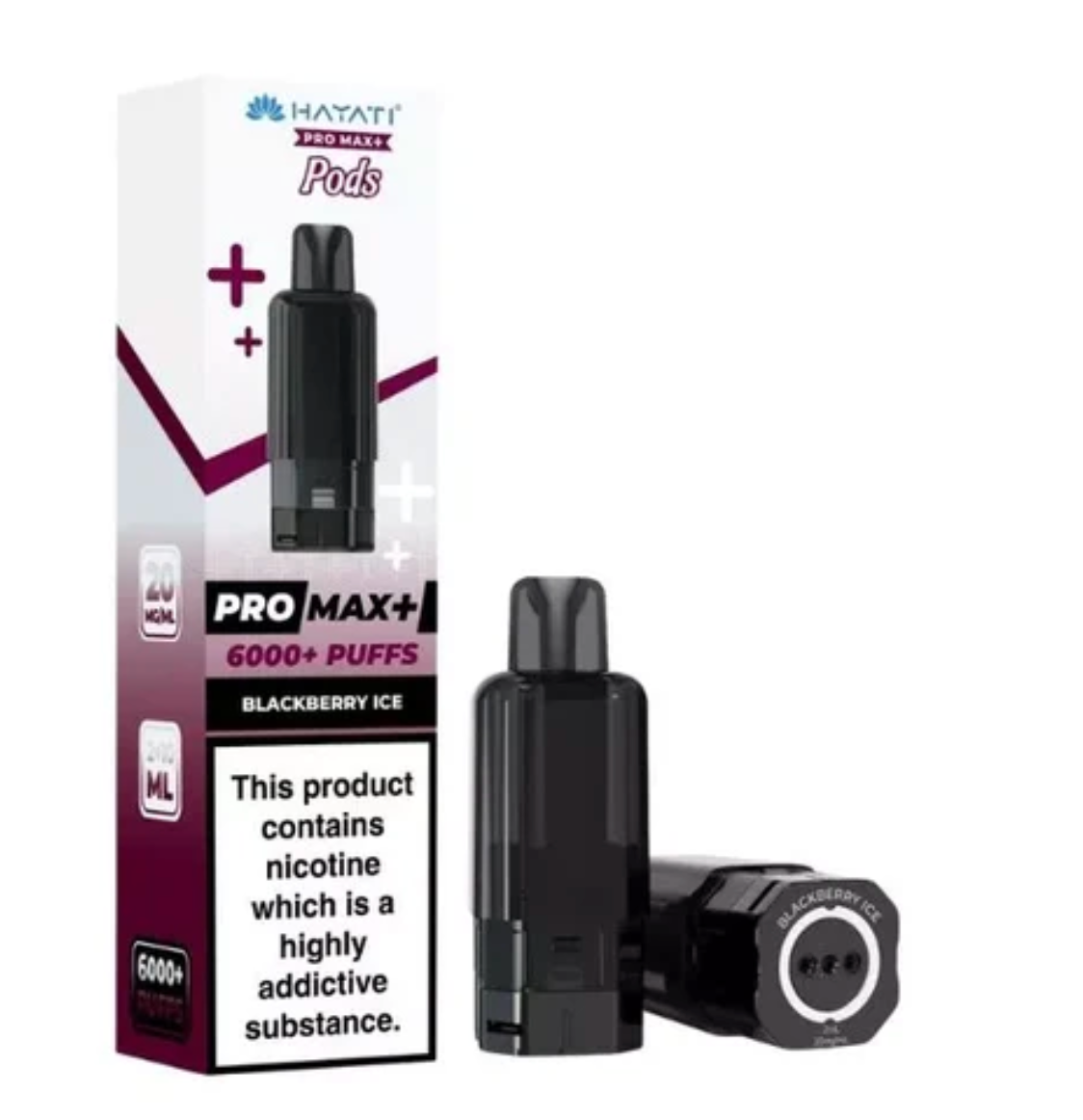 Hayati Pro Max+ Replacement Pods (Pack of 5) - Blackberry Ice
