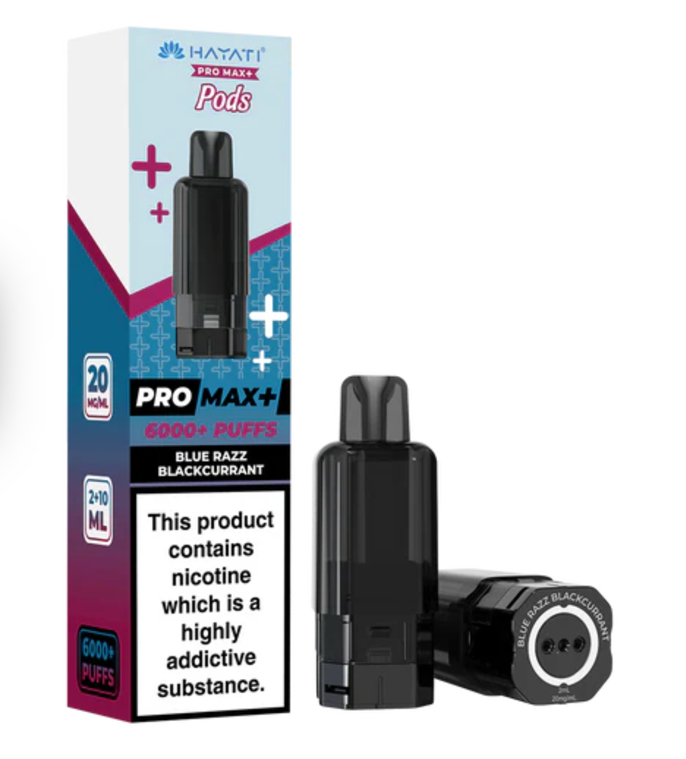 Hayati Pro Max+ Replacement Pods (Pack of 5) - Blue Razz Blackcurrant