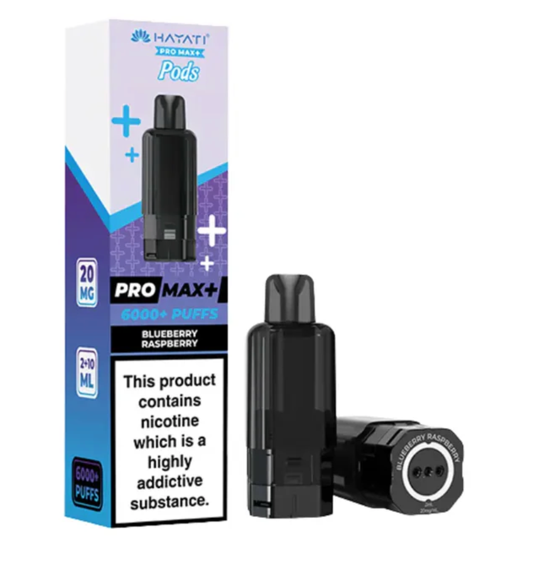 Hayati Pro Max+ Replacement Pods (Pack of 5) - Blueberry Raspberry