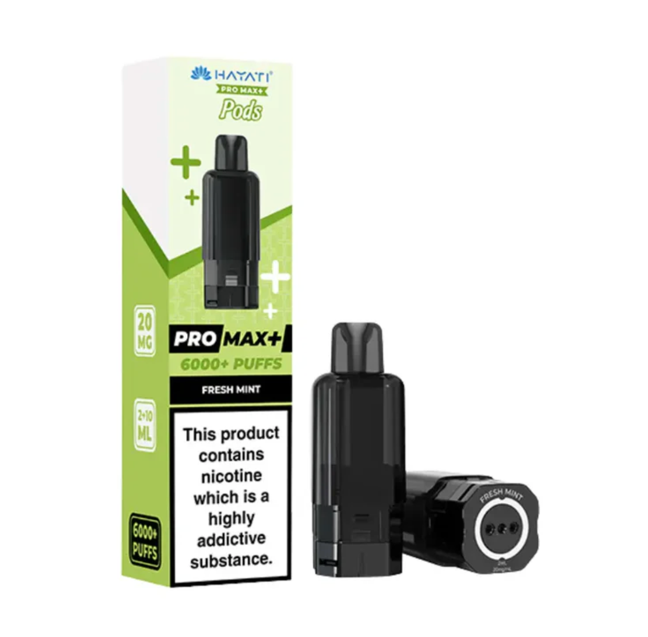 Hayati Pro Max+ Replacement Pods (Pack of 5) - Fresh Mint