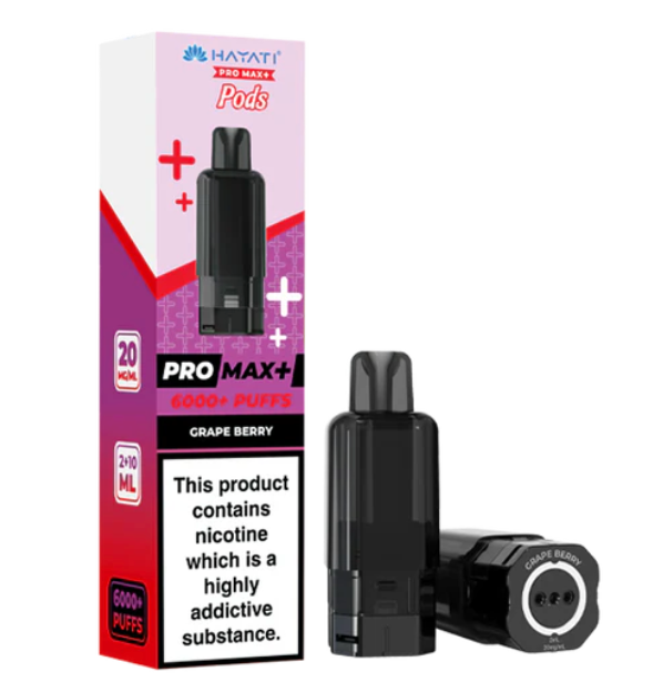 Hayati Pro Max+ Replacement Pods (Pack of 5) - Grape Berry