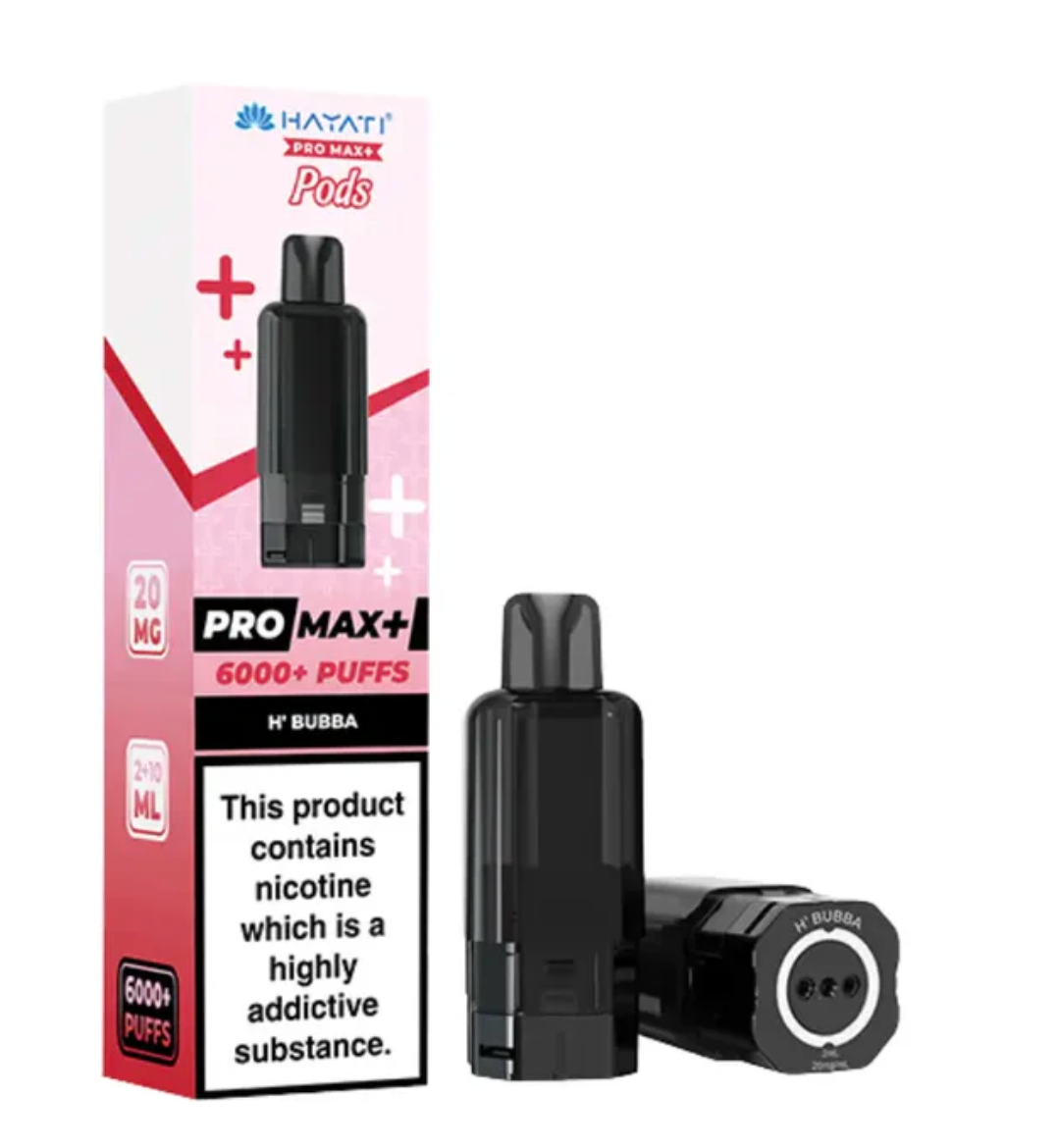 Hayati Pro Max+ Replacement Pods (Pack of 5) - Hubba Bubba