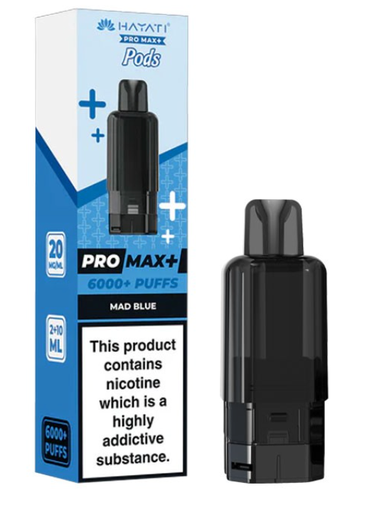 Hayati Pro Max+ Replacement Pods (Pack of 5) - Mad Blue