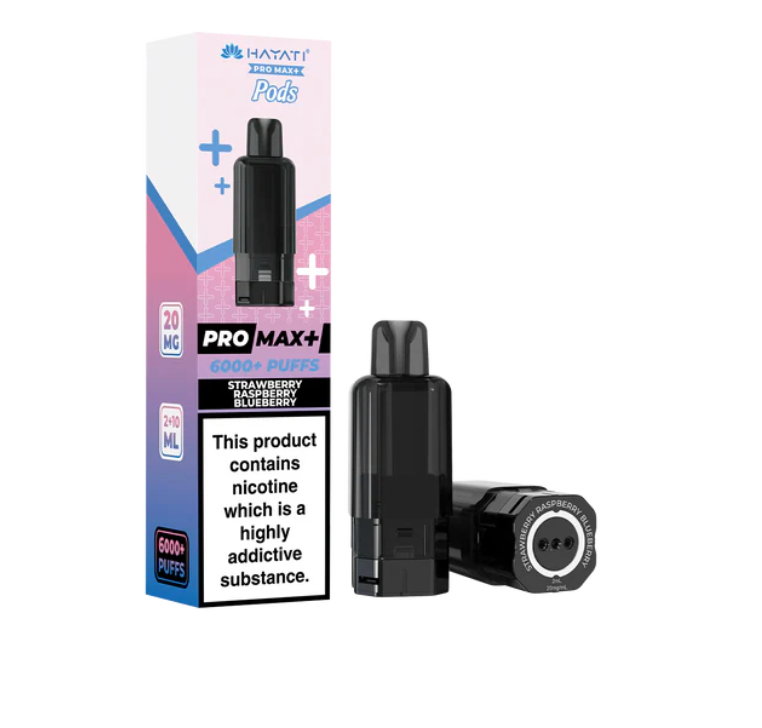 Hayati Pro Max+ Replacement Pods (Pack of 5) - Strawberry Raspberry Blueberry