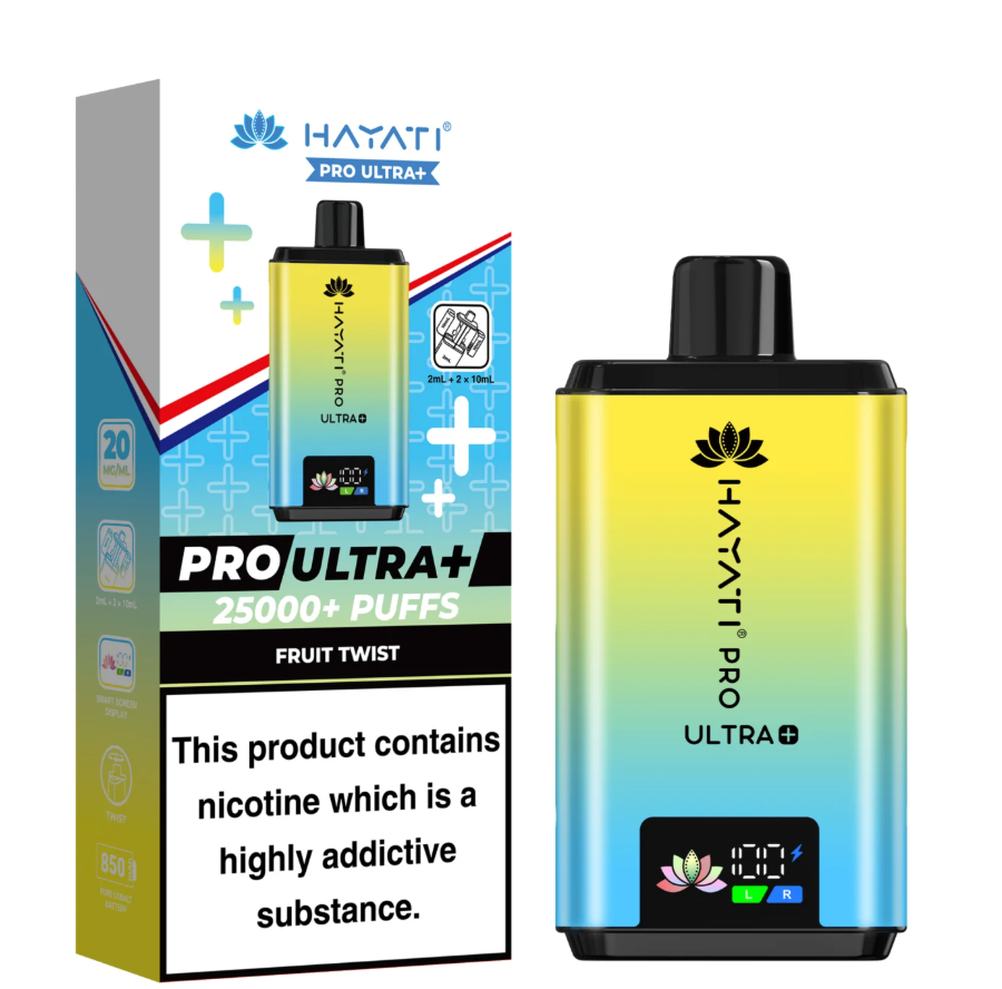 Hayati Pro Ultra 25K Pre-filled Pod Kit (Pack of 5) - Fruit Twist