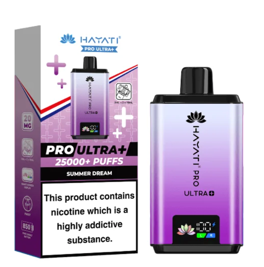 Hayati Pro Ultra 25K Pre-filled Pod Kit (Pack of 5) - Summer Dream