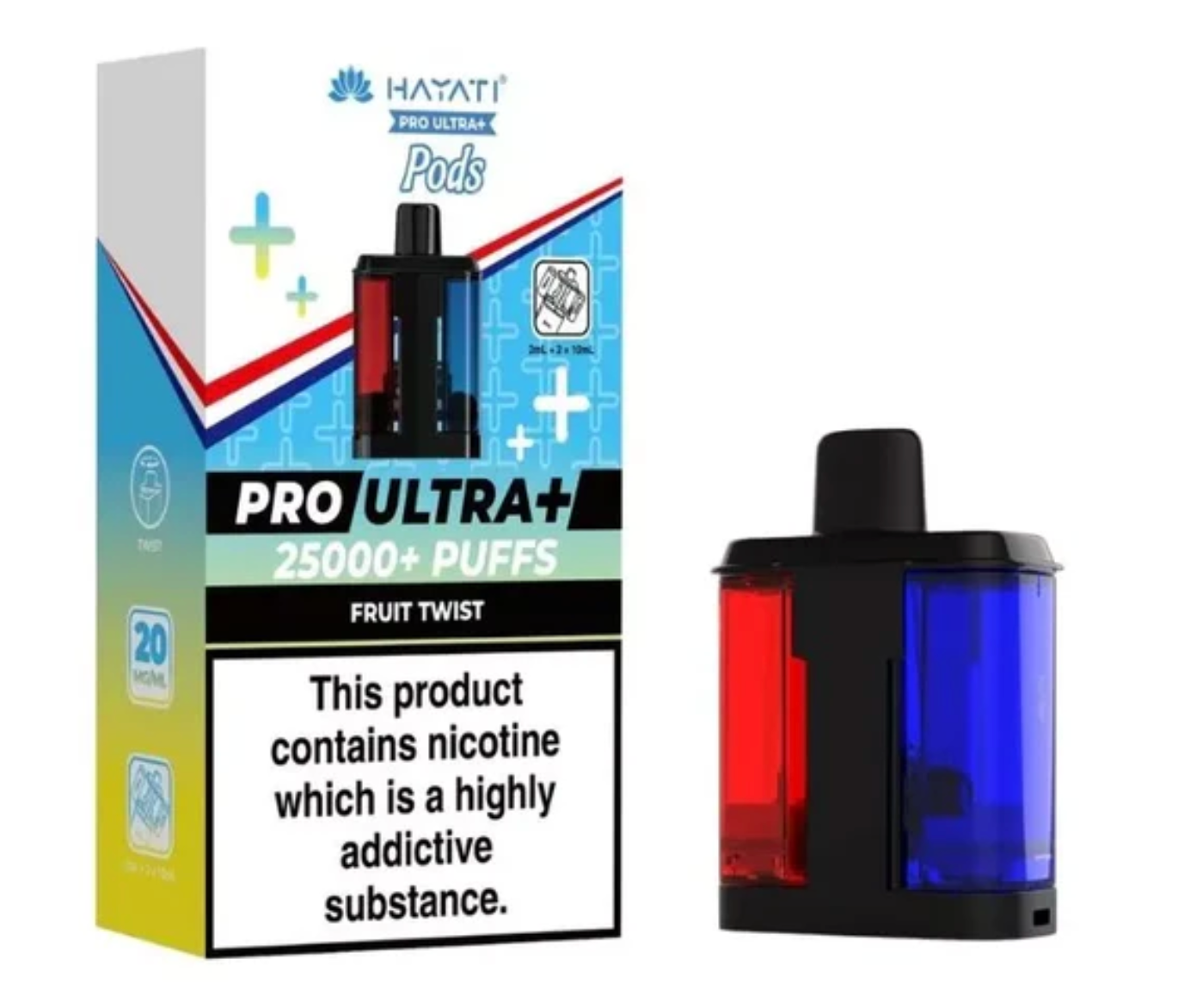 Hayati Pro Ultra 25K Replacement Pods (Pack of 5) - Fruit Twist