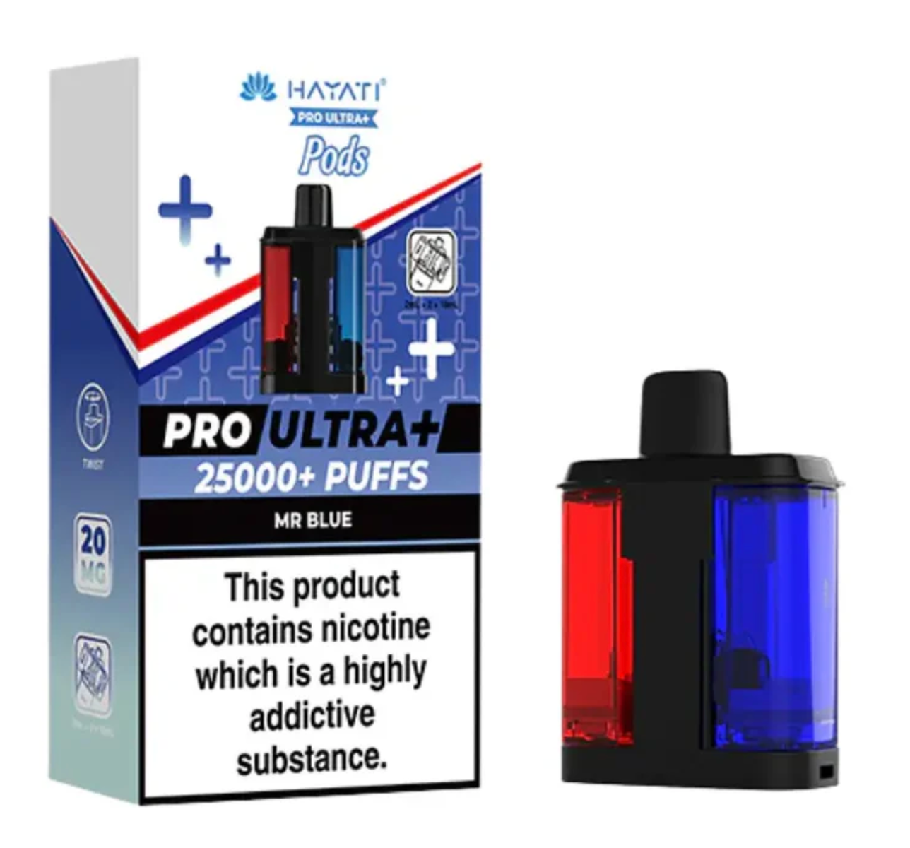 Hayati Pro Ultra 25K Replacement Pods (Pack of 5) - Mr Blue