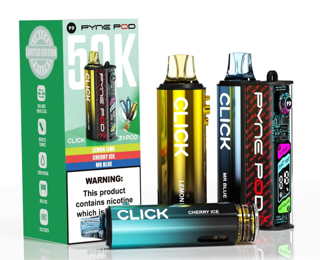 Pyne Pod Click 50K Pre-Filled Pod Kit (Pack of 5) - Special Edition