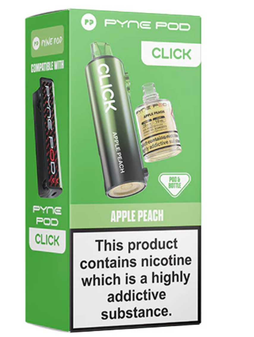 Pyne Pod Click Replacement Pod (Pack of 5) - Apple Peach