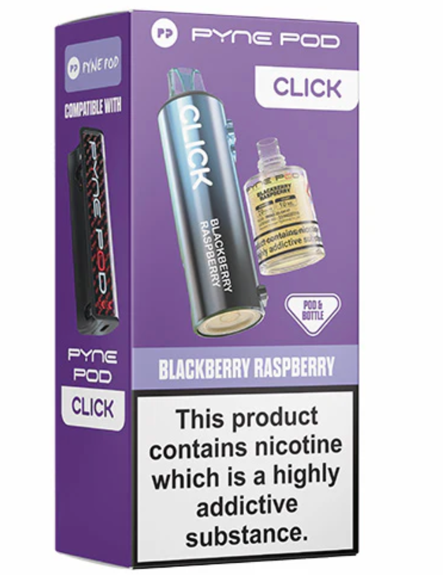 Pyne Pod Click Replacement Pod (Pack of 5) - Blackberry Raspberry
