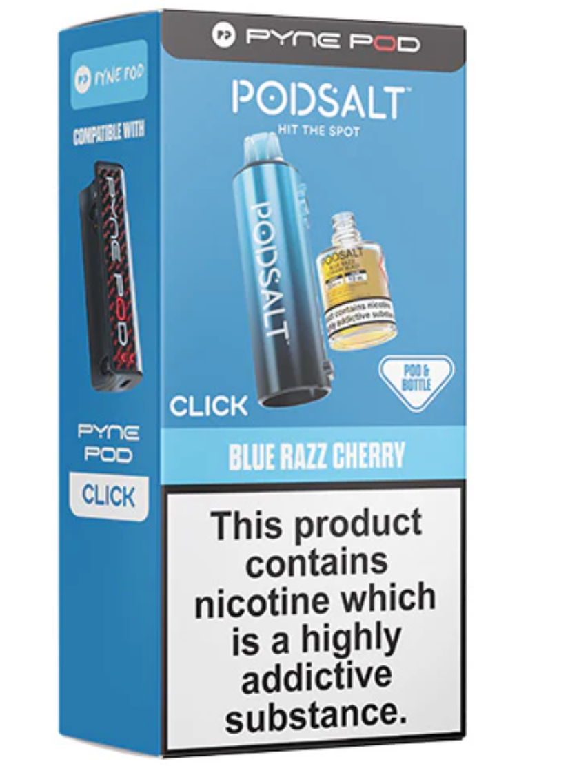 Pyne Pod Click Replacement Pod (Pack of 5) - Blue Razz Cherry Blast