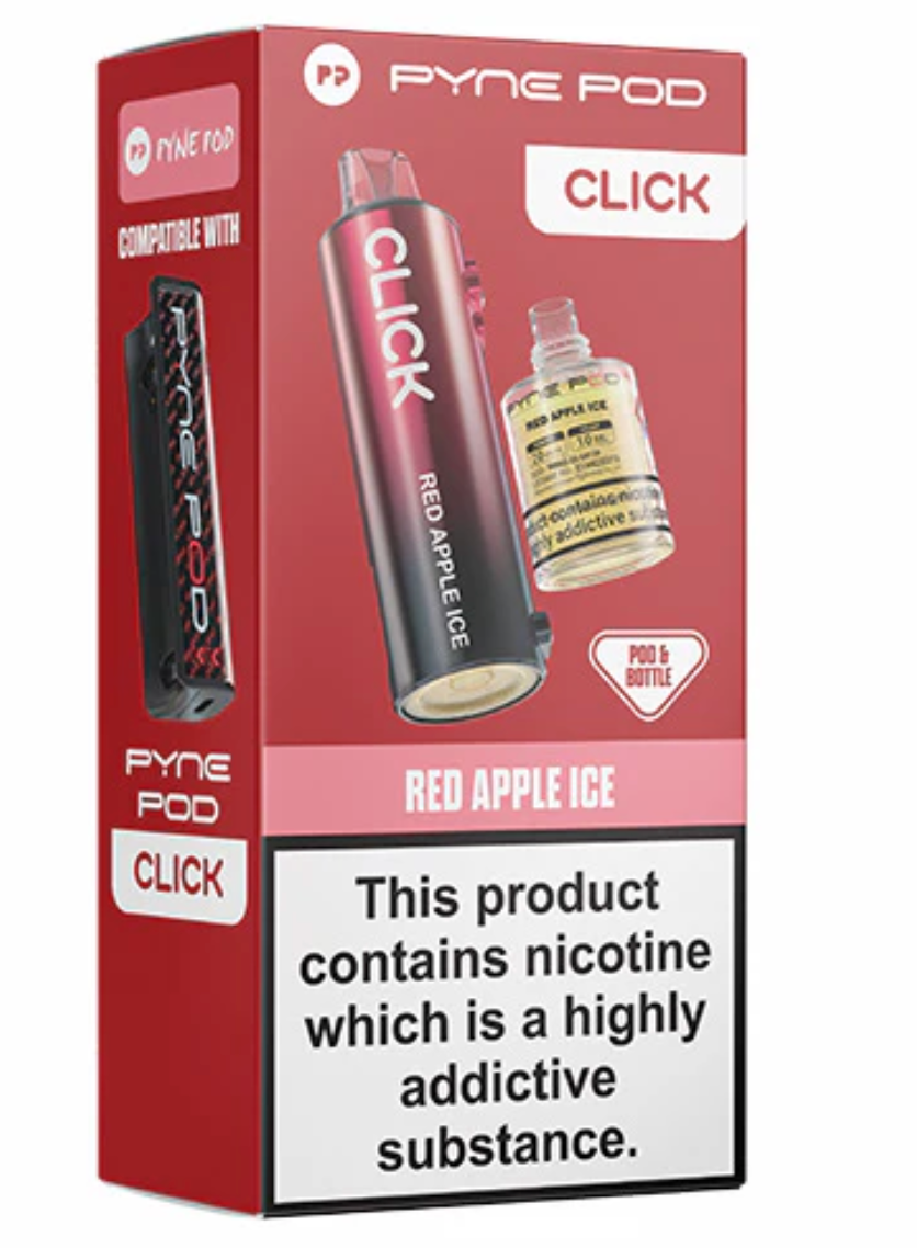 Pyne Pod Click Replacement Pod (Pack of 5) - Red Apple Ice