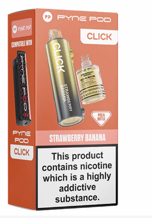 Pyne Pod Click Replacement Pod (Pack of 5) - Strawberry Banana
