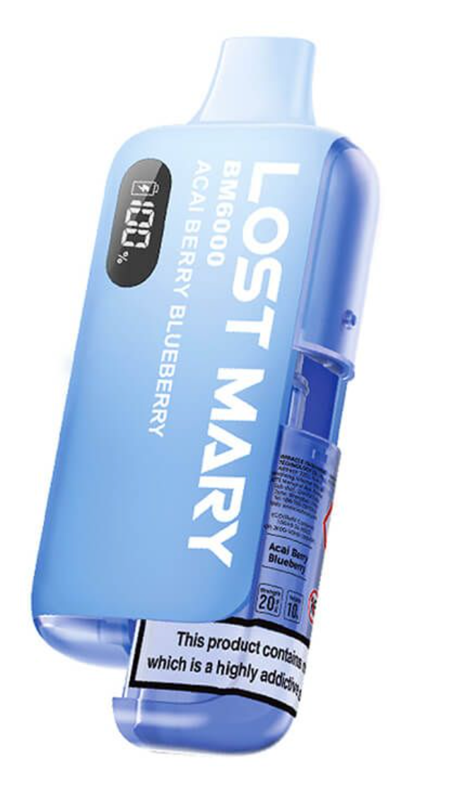 Lost Mary BM6000 Pre-Filled Pod Kit (Pack of 5) - Acai Berry Blueberry