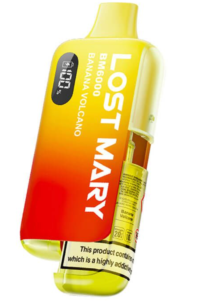 Lost Mary BM6000 Pre-Filled Pod Kit (Pack of 5) - Banana Volcano