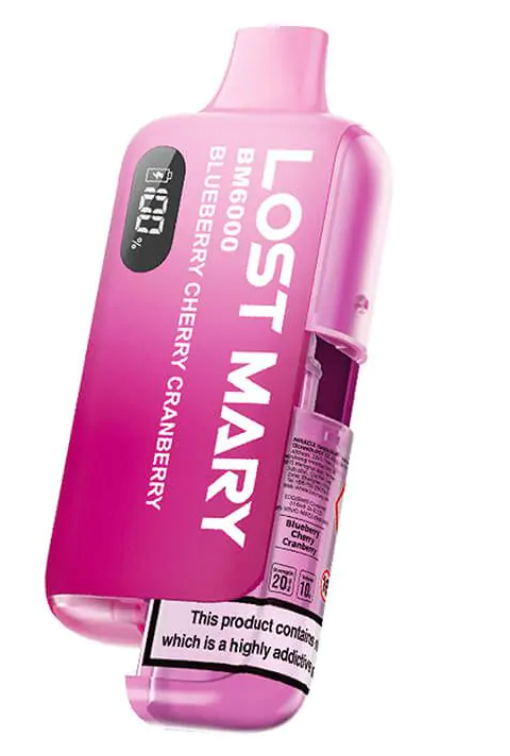 Lost Mary BM6000 Pre-Filled Pod Kit (Pack of 5) - Blueberry Cherry Cranberry