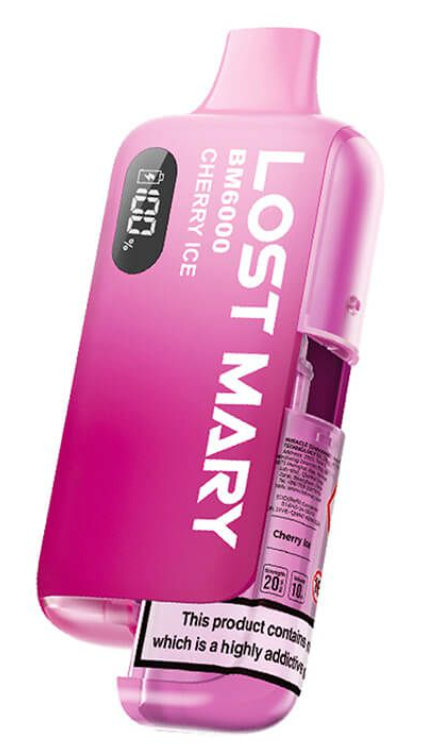 Lost Mary BM6000 Pre-Filled Pod Kit (Pack of 5) - Cherry Ice