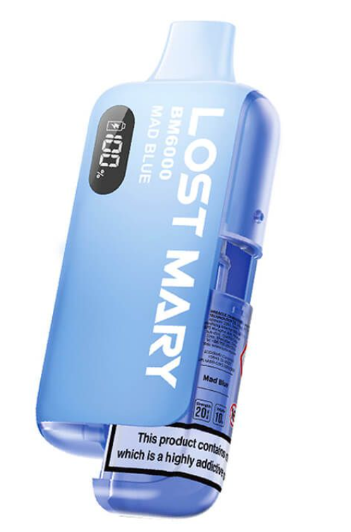 Lost Mary BM6000 Pre-Filled Pod Kit (Pack of 5) - Mad Blue