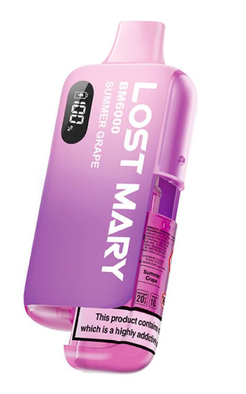 Lost Mary BM6000 Pre-Filled Pod Kit (Pack of 5) - Summer Grape