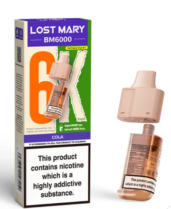Lost Mary BM6000 Replacement Pods (Pack of 5) - Cola