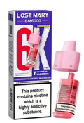 Lost Mary BM6000 Replacement Pods (Pack of 5) - Strawberry Raspberry Blackberry