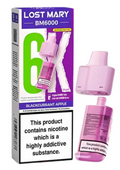 Lost Mary BM6000 Replacement Pods (Pack of 5) - Blackcurrant Apple
