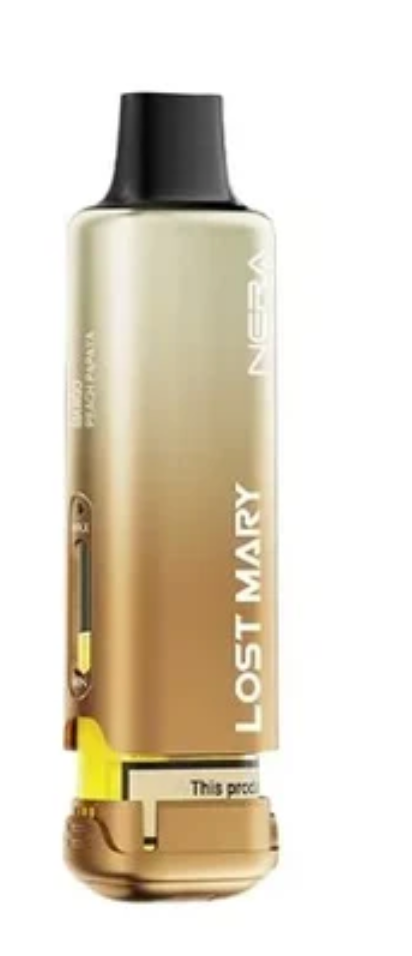 Lost Mary Nera Replacement Pods 15K (Pack of 5) - Mango Peach Papaya