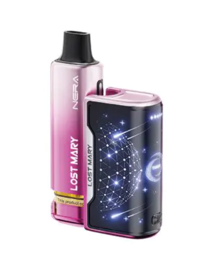 Lost Mary Nera 30K Pre-Filled Pod Kit (Pack of 5) - Strawberry Edition (Strawberry Ice & Strawberry Raspberry Cherry)