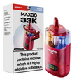 Relx Max-Go 33K Puffs Pre-Filled Pod Kit - Watermelon & Blueberry Sour Raspberry
