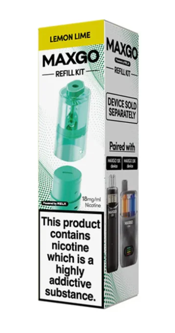Relx Max-Go Replacement Pods (Pack of 5) - Lemon Lime